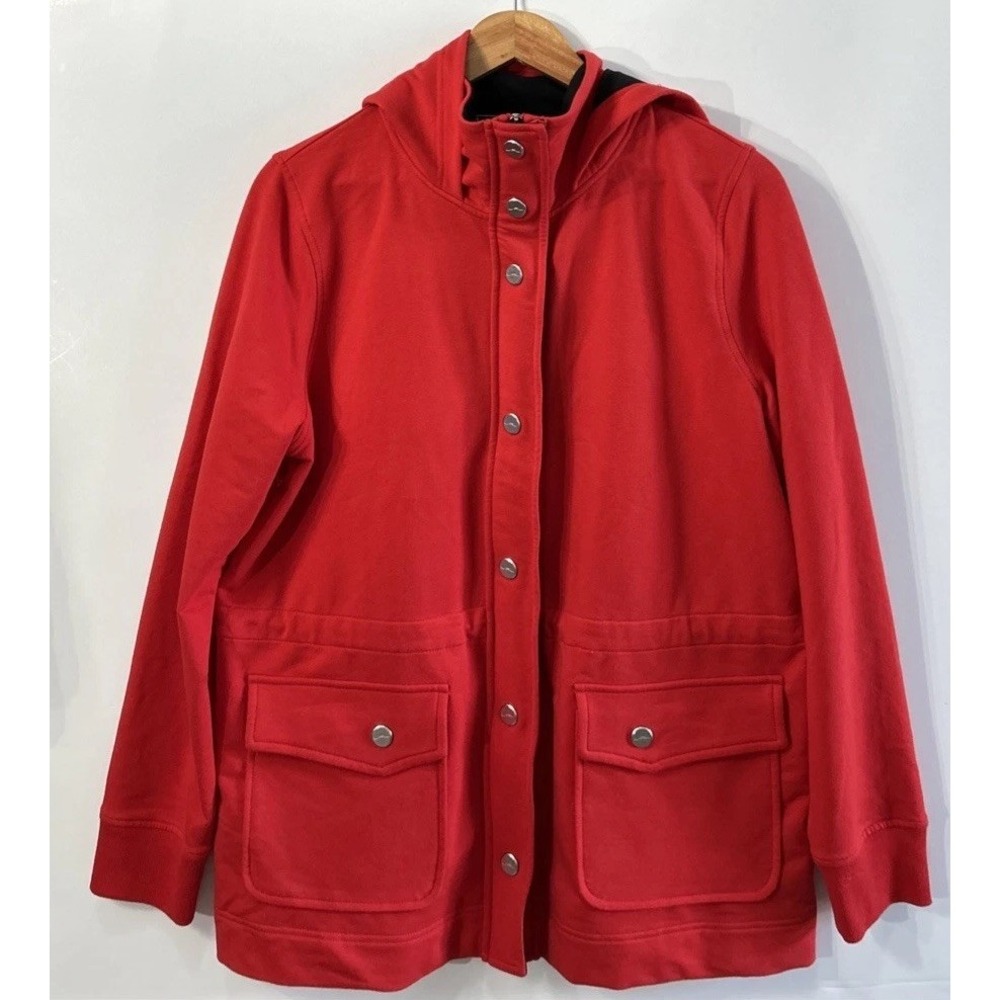Women's Vintage Lauren Ralph Lauren Active Hooded Utility Jacket Large Christmas